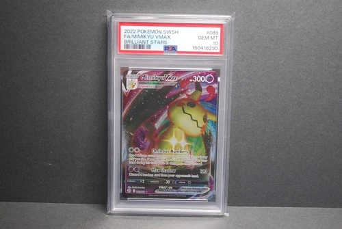 PSA 10 Gem Mint Mimikyu VMax #069/172 Brilliant Stars 2022