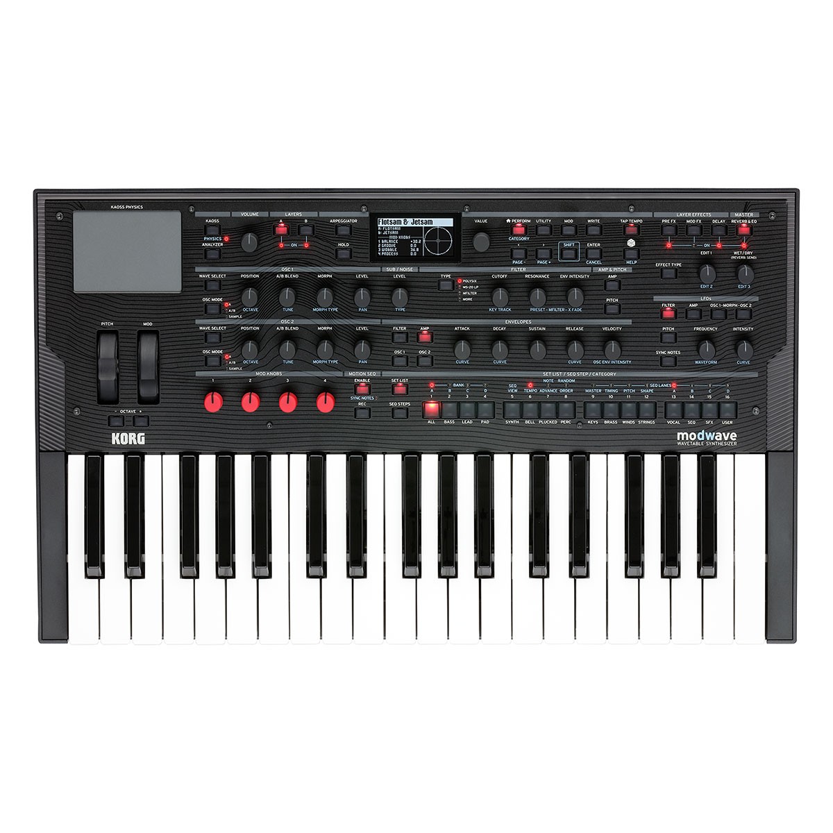 37-клавишный волновой синтезатор Korg modwave с 32-голосной полифонией 119090₽
