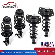 Set 4 Front & Rear Shocks Struts Assembly For 2010-2015 Chevrolet Camaro V6 RWD