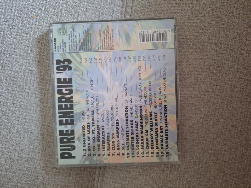 CD Pure Energie 93 Zustand Top Ramirez 2 Unlimited Interactive Bass Bumpers - Bild 3 von 3