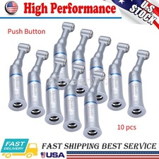 1-10 Dental Low Speed Handpiece Contra Angle Push Button E-Type ASKEADNT