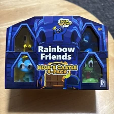 Rainbow Friends Blue's Castle 8 Pack Set + 4 Mystery Figures