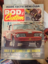ROD & CUSTOM Magazine DECEMBER 1965  HEMI-CUDA