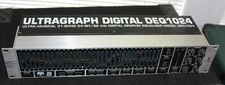 Behringer ULTRAGRAPH Digital DEQ1024 2-Channel 31-Band Graphic EQ w/Power Cable