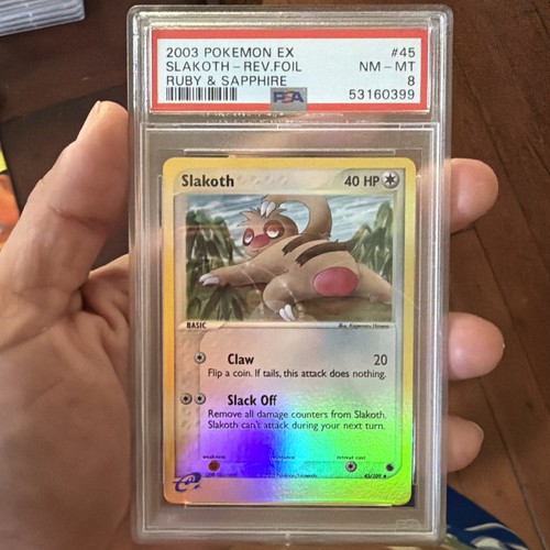 Slakoth graded PSA 8 for sale on eBay