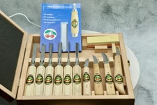 KERBSCHNITZSATZ TWO CHERRIES 11 PIECE CARVING TOOL SET Made In Germany