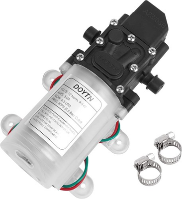 #ad 12V Diaphragm Water Pump with Pressure Switch – 1.2 GPM 80 PSI Self Priming S $21.69