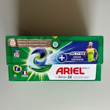 Capsules lessive - ARIEL - pods active 27 lavages - NEUF