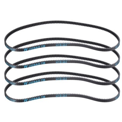 4pcs HTD-3M Rubber Timing Belt 165 Teeth 495mm Pitch Length x 6mm Width
