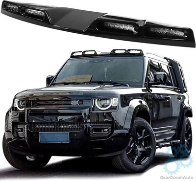 Front Top Roof Light Bar For Land Rover Defender 90 110 2020-2026 LED DRL Lamp