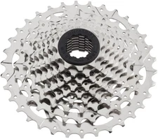microSHIFT H09 9-Speed Cassette 11-28t Nickel Plated for Seamless Shifting