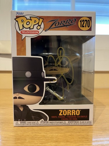 Autógrafo Antonio Banderas Funko Pop Zorro - Imagen 1 de 6