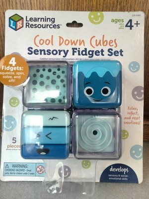 Learning Resources Cool Down Cubes Tactile Sensory Toy, Ages 4+, LER5582