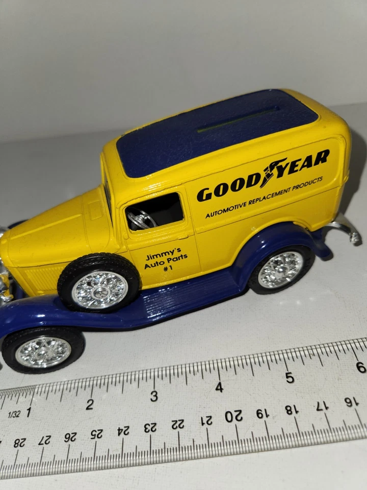 Ertl #9381UA Jimmy's Auto Parts" Goodyear #1" 1932 Panel Delivery Van  - Image 2 of 4