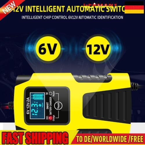 6V 12V 2A Smart Charging 3 Stages Digital Battery Repair Chargers for Motorcycle - Bild 1 von 14