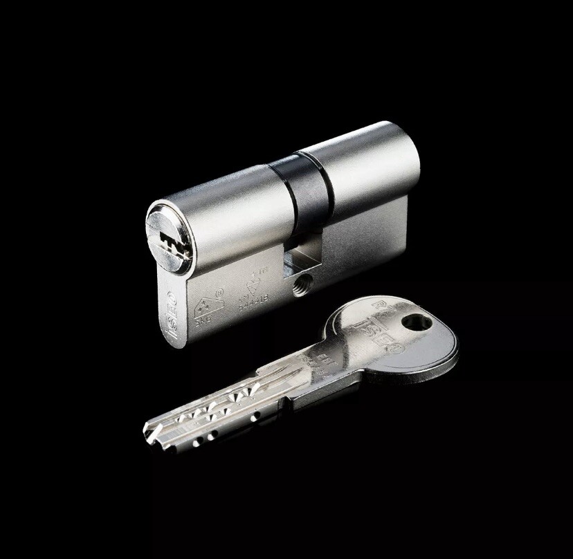 Iseo Cilindro Europeo R6 Plus con 5+1 Chiavi Serratura Sicurezza Varie ...