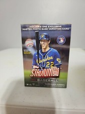 Topps Stadium Club 2021 MLB Blaster Box (40 Cards, 1 Master Photo Base Variatio…