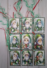9 Christmas Handmade Gift Tags Scrapbooks Junk Journals Crafts Planners