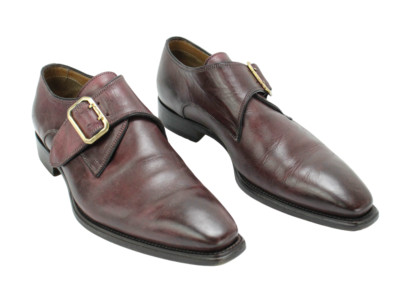 STEFANO BRANCHINI Schuhe Herren (US) 6.5 Starr Leder Quadratische Zehe Schnalle
