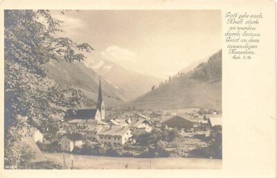 old postcard God give you strength to become strong... unused postcard me5312g