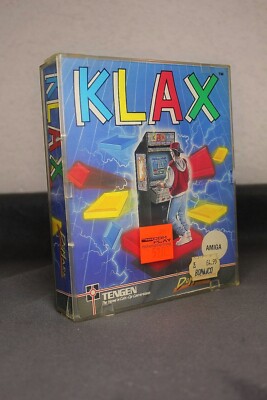 Klax für Amiga von Tengen / Domark, Arcade, Originalversion/OVP, Selten