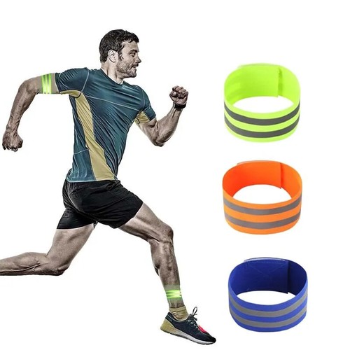 2pcs Reflective Armband Belt Strap For Outdoor Cycling Sports Night Running - Picture 3 of 29