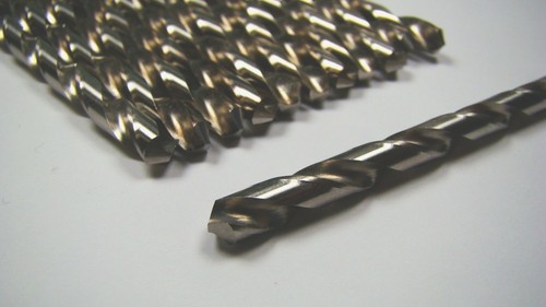 Rutland Jobber Length Drill Bits #9 0.1960" 150° HSS 3-5/8" USA (12 Pcs) - Picture 2 of 2