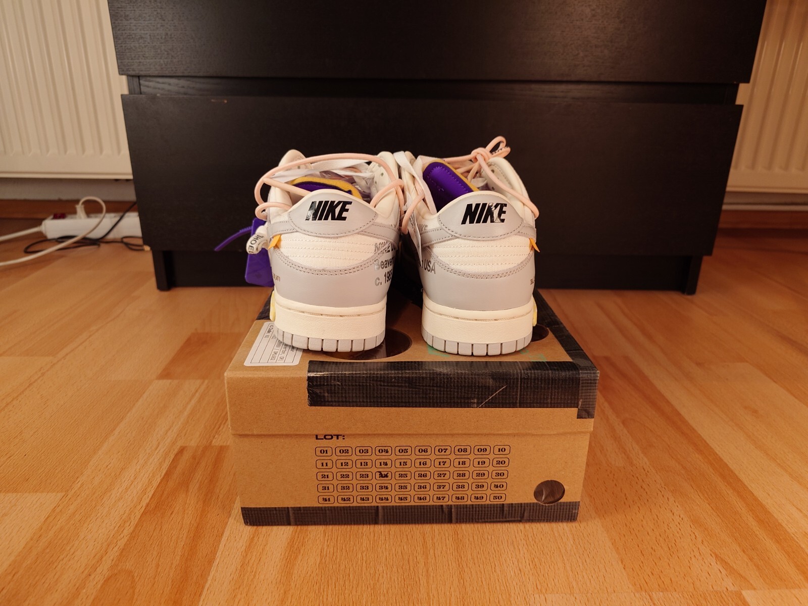 OFF WHITE X NIKE Nike Dunk Low x Off White lotto 24 US 10 EU 44