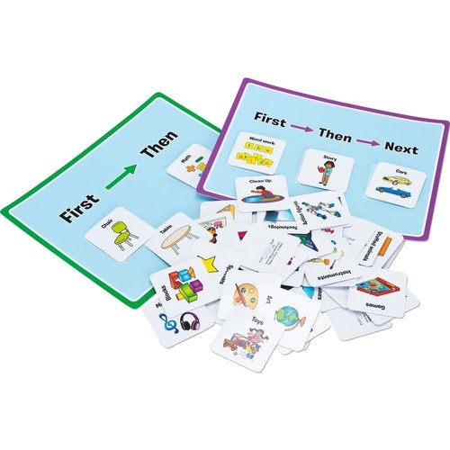 Customizable First-Then Board System with 66 Picture Cards for Children’s Needs - Picture 3 of 9
