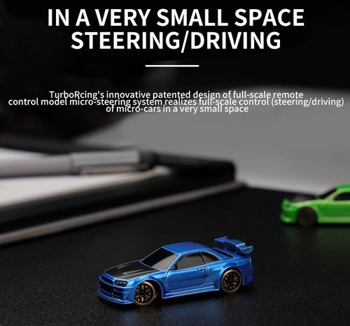 TURBO RACING C64 1/76 Full Scale Mini Remote Control Drift RC Car With Gyro NEW - Picture 2 of 13
