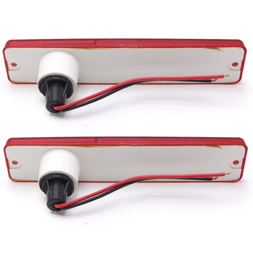 Red Amber Side Turn Marker Light Lamp Bulb Fits Jeep Cj5 Cj6 Cj7 Cj8 '45 '75 - Picture 7 of 8