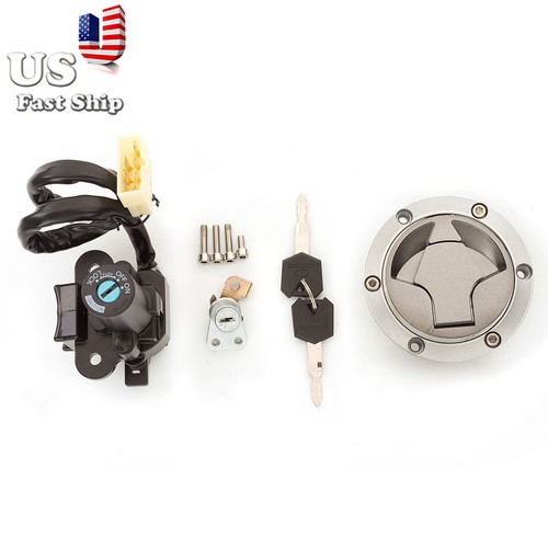 Para Kawasaki Ninja 250R 2008-2012 2009 2010 11 Interruptor de encendido Tapa de gas Llave de bloqueo - Imagen 6 de 11