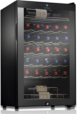 Nutrichef PKCWC340 34 Bottles Wine Cellar (Single-Zone)