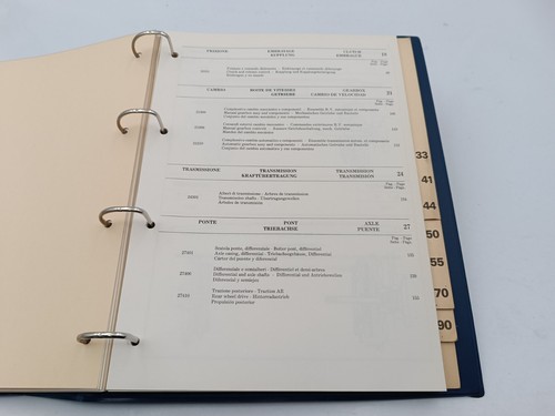 Manuale officina Lancia catalogo attrezzature Thema Ferrari e V6 Y10 GT Y10 4WD. - Foto 13 di 24