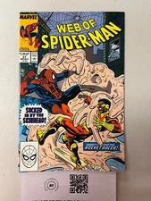 Web of Spider-Man #57 FN+ Marvel Comics comic book 12 JW50