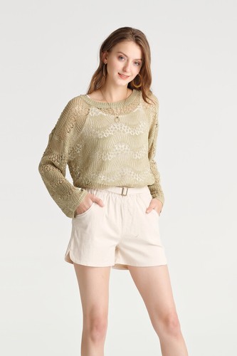 OJAY Pointelle Knit Top - Picture 5 of 15