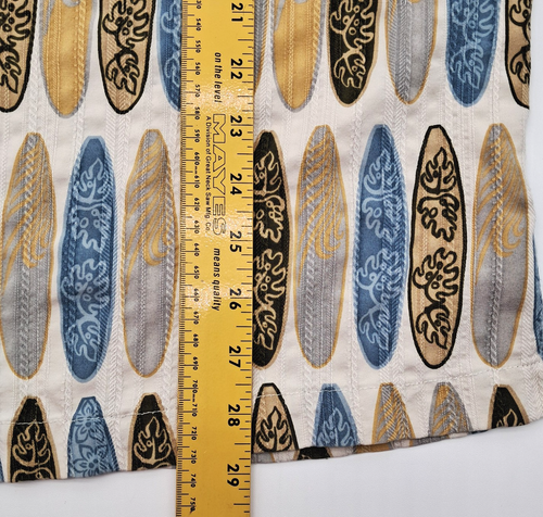 Tori Richard Silk Hawaiian Shirt Surfboard AOP Mens M Beachy Coastal Aloha Tiki - Picture 7 of 12