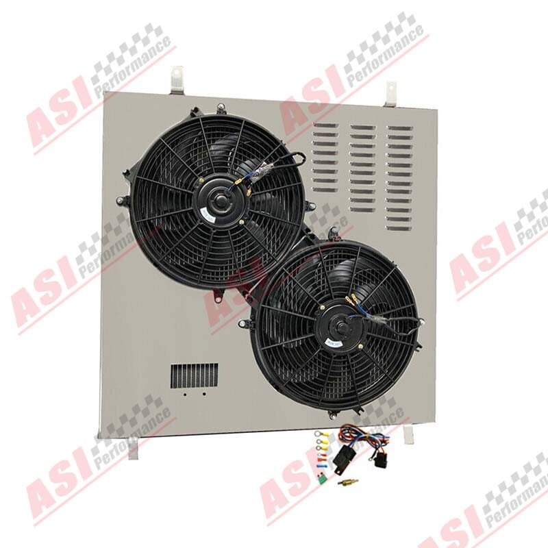 Electric Radiator Fan+Shroud Fit 2003-2007 Ford F250/ F350/ F450 6.0 Powerstroke