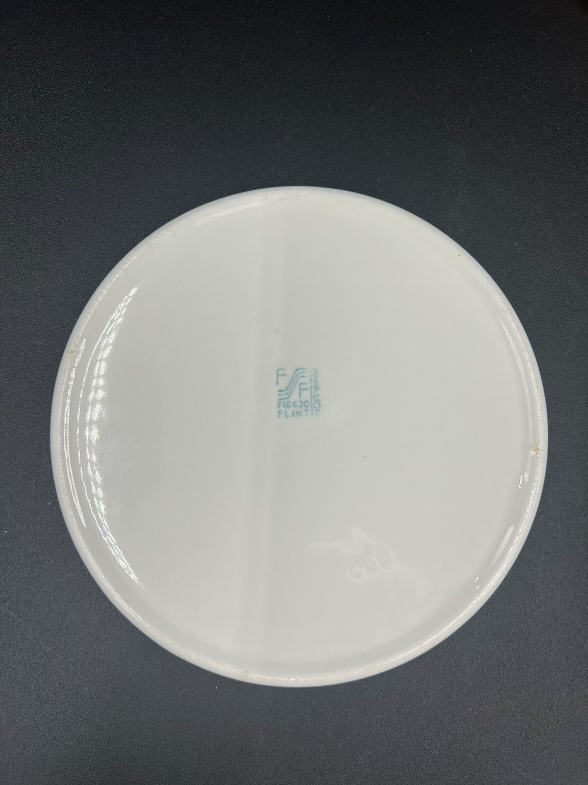 Vintage Figgjo Flint Baby Bowl Scandinavian Nursery Ware 1970s