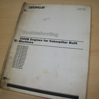 CATERPILLAR 3500B Diesel ENGINE Troubleshooting Service Manual repair shop book