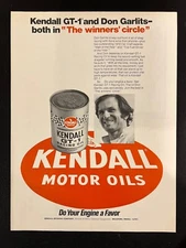 72' Don Garlits Kendall Motor Oils vintage 8.5 x 11 inch print ad