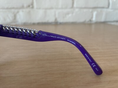 Stella McCartney SC0011SA 009 49:21 140 Purple Unisex Sunglasses Made in Italy Stella McCartney SC0011SA 009 49:21 140 Purple Unisex  main image 3