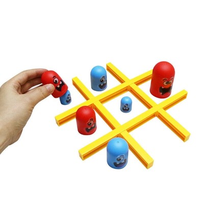 Tic Tac Toe Big Eat Small – Interaktives Brettspiel Für 2 Spieler, Familie, Kinder Ab 6 Jahren