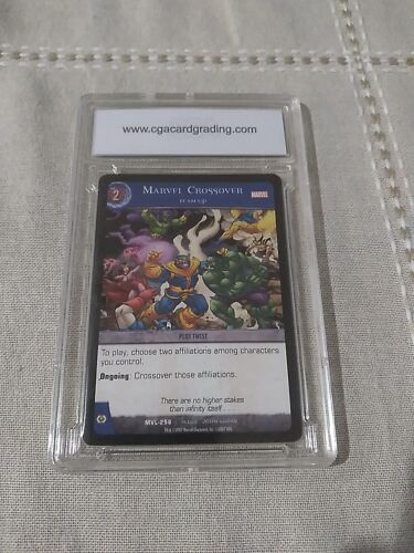 2007 Marvel Vs System John Lucas Signed Sketched Card Graded - Picture 2 of 2
