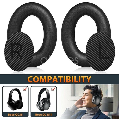 Replacement Ear Pads Cushions for Bose QuietComfort 35 QC35 II QC25 QC15 AE2 NEW - Picture 3 of 21