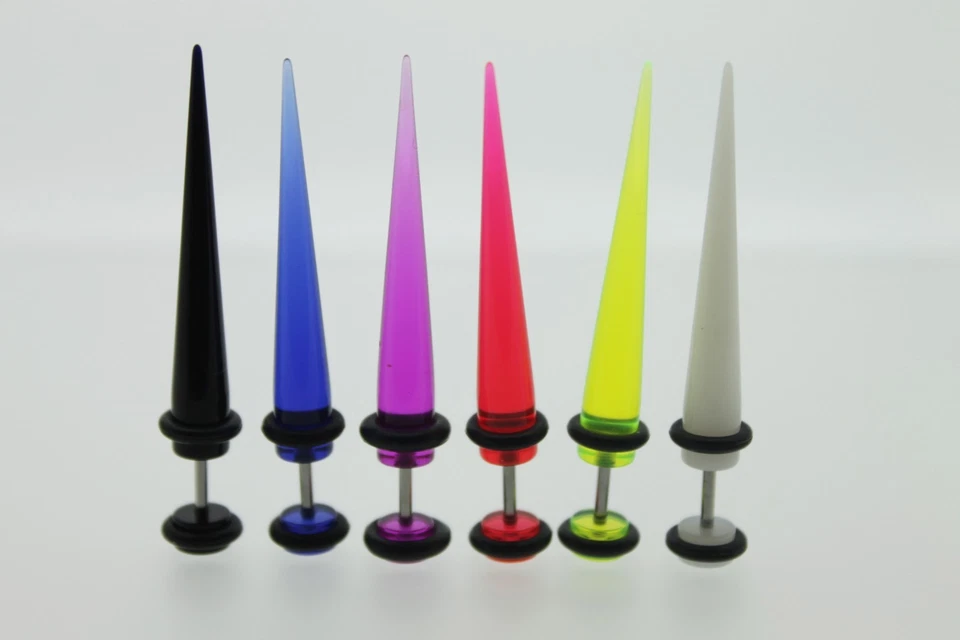 ESTIRADORA DE OREJA FALSA 1,2 MM CON 2 ANILLOS T DE GOMA Foto 2 de 2