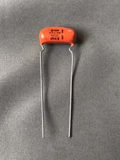 NOS Sprague .015 uF 600V Orange Drop Capacitor 6PS-S15 from late 70s woman tone