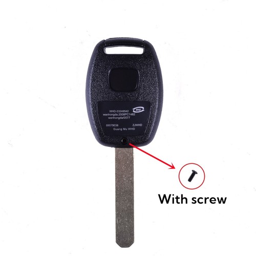 Remote Control Car Key Fob 3 Buttons for 2003-2009 Honda Accord Euro G8D-382H-A - Picture 3 of 7