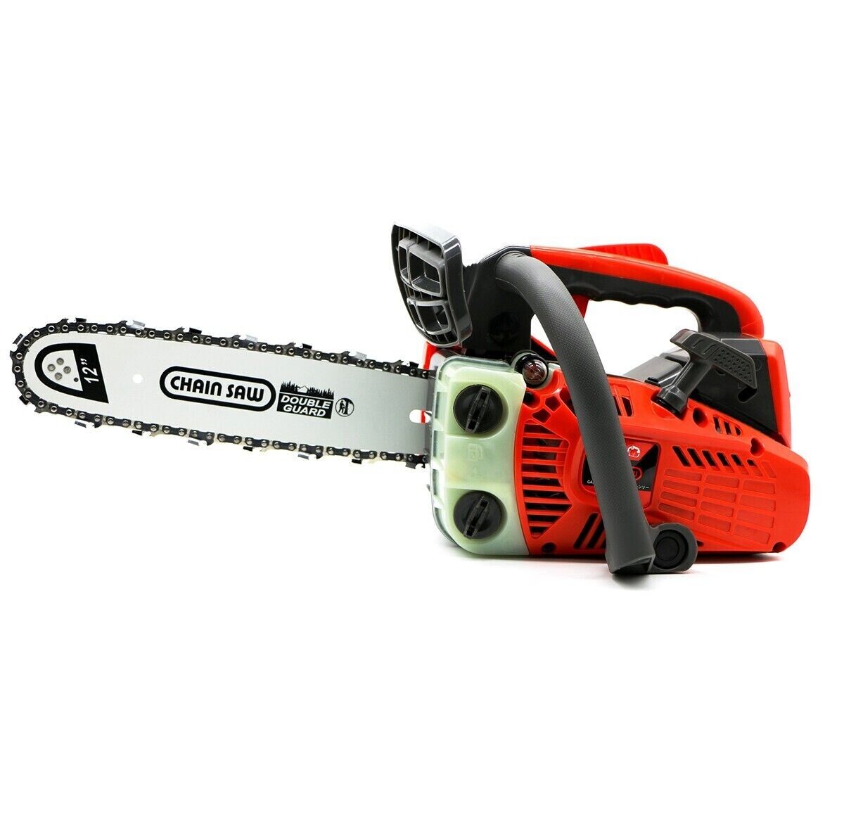 Gas Small Chainsaw 12'' Bar Top Handle Gasoline Powered 1000W 25.4CC 2