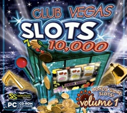 Club Vegas Slots 10,000 Volume One 3-Reel & 5-Reel Games PC Software Sealed New